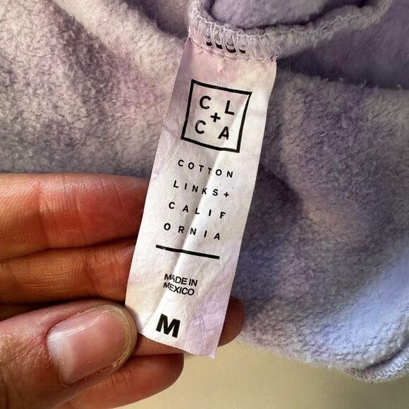 BSR By Samii Ryan Smiley Purple Tie Dyed Oversized Sweater Hoodie- M - Picture 4 of 8